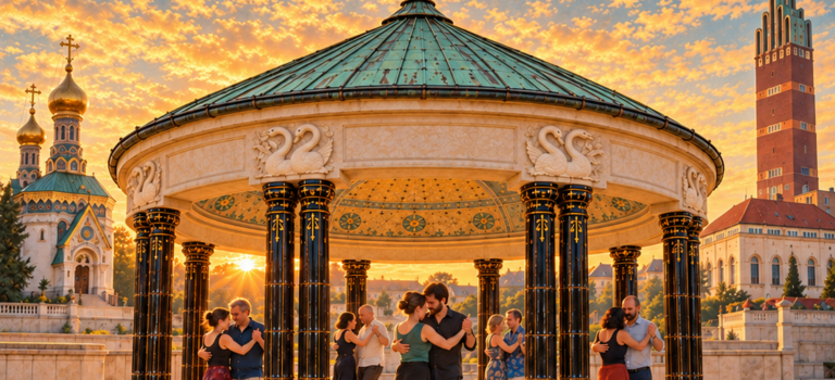 Open Air Milonga Schwanentempel Mathildenhöhe Darmstadt